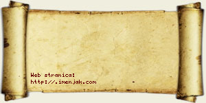 Jelena Crnjanski vizit kartica